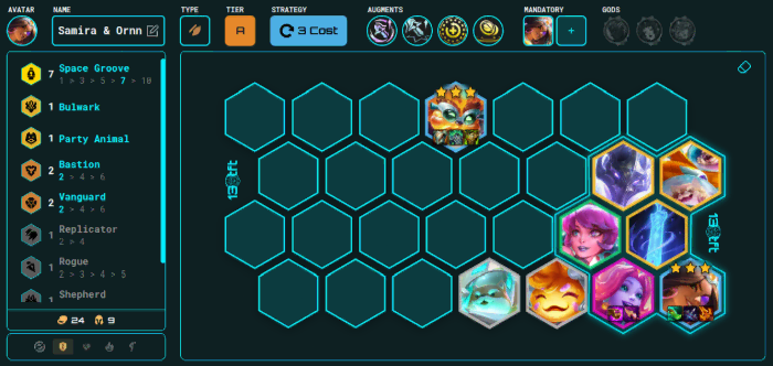 Team Builder interface preview